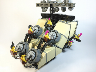 Illustration for article titled The Vehicles of Mad Max: Fury Road In Shiny LEGO Form
